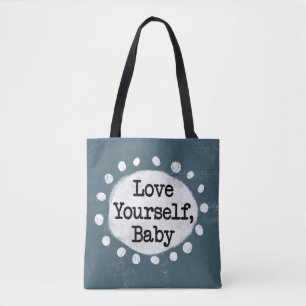 Liebe Yourself Baby - Grey Tote Bag