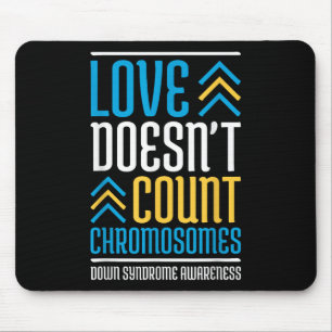 Liebe zählen Chromosomen Down Syndrom Awaren Mousepad
