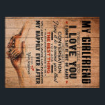 Liebe-Zitat für Freundin, Geburtstagsgeschenk für  Poster<br><div class="desc">Liebe-Zitat für Freundin,  Geburtstagsgeschenk für Freundin</div>