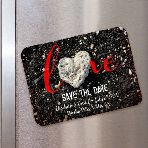 Liebe Zitat Hawaii Beach Foto Save the Date Magnet
