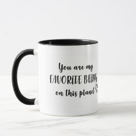 Liebe Zitat - Lieblingslied auf diesem Planeten Tasse