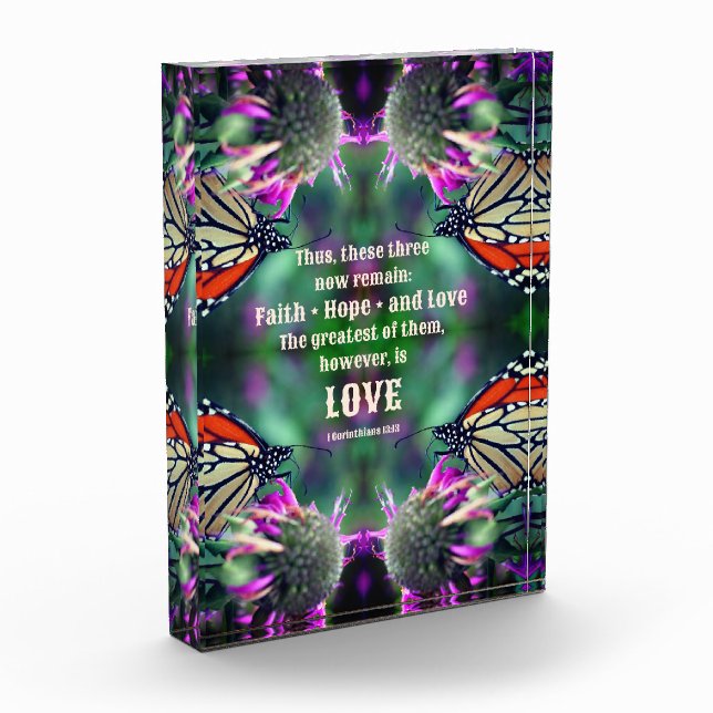 Liebe Zitat Monarch Butterfly Inspiration Fotoblock (Links)