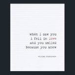 Liebe zitiert Kunsttypografie Shakespeare Poster<br><div class="desc">Liebe zitiert Kunsttypografie Shakespeare</div>