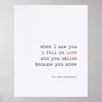 Liebe zitiert Kunsttypografie Shakespeare