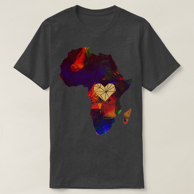 Liebe zu Afrika T-Shirt (Design vorne)