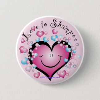 Liebe zu Shampoo-Knopf ©StyleStickers™ Button