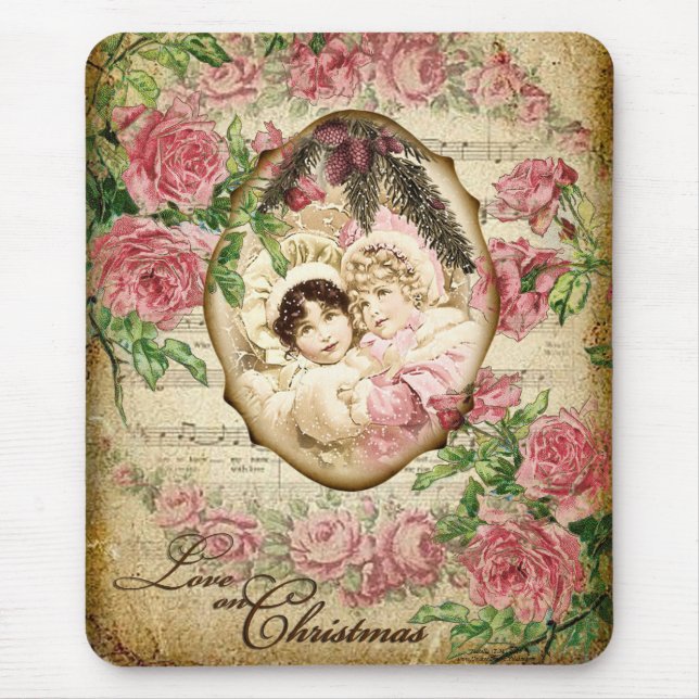 Liebe zu Weihnachten Mousepad (Vorne)