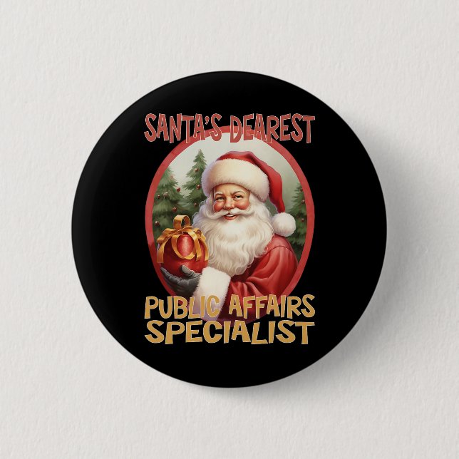 Liebe zu Weihnachtsfeiertagen X Button (Vorderseite)