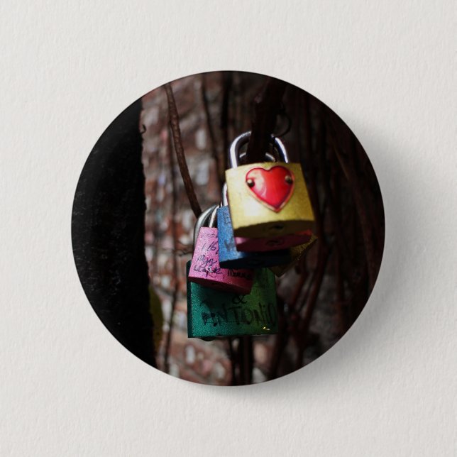 Liebe zugeschlossen button (Vorderseite)