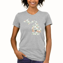 Liebe Zuhause Cactus gefüllt Michigan Silhouette