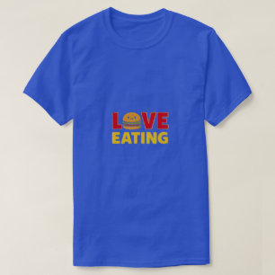 Liebe zum Burger Essen Lustiges Foodie T-Shirt