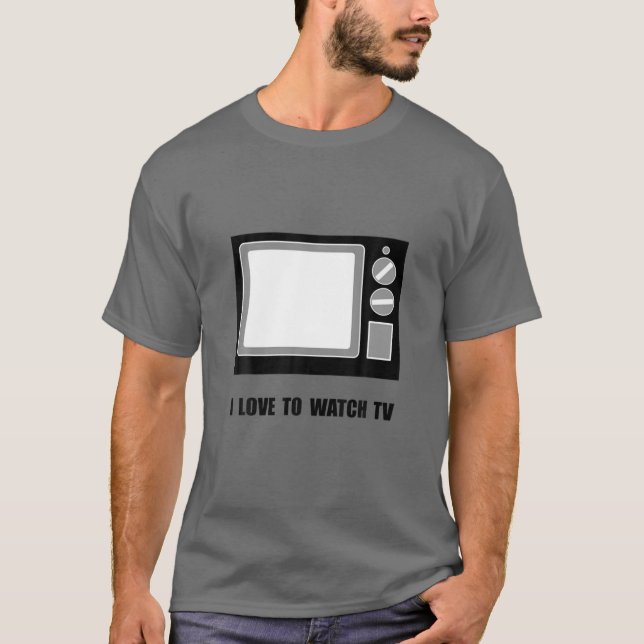 Liebe zum Fernsehen T-Shirt (Vorderseite)