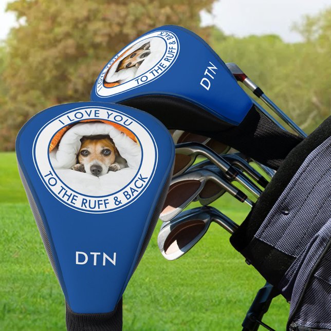 Liebe zum Foto "Ruff and Back Custom Dog" Golf Headcover (Von Creator hochgeladen)