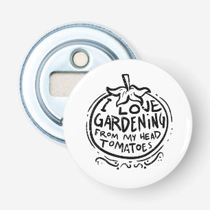 Liebe zum Gärtnern von Kopf Tomaten Lustiger Gärtn Flaschenöffner