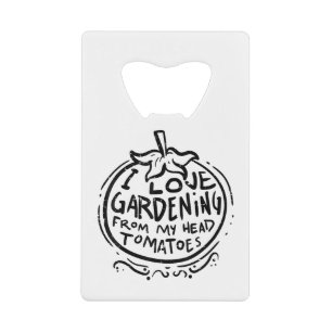 Liebe zum Gärtnern von Kopf Tomaten Lustiger Gärtn Geldbeutel Flaschenöffner