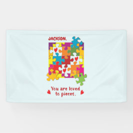 Liebe zum Geburtstag Junge Puzzle Banner