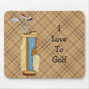 Liebe zum Golf Mousepad