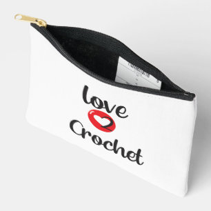 Liebe zum Häkeln Zubehörtasche