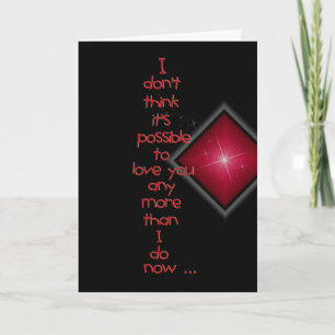 Liebe zum Jahrestag Karte