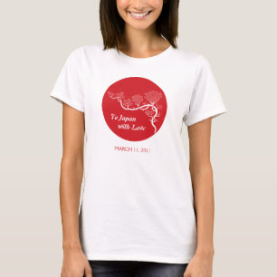 Liebe zum Japan-Kirschblüten-Shirt T-Shirt