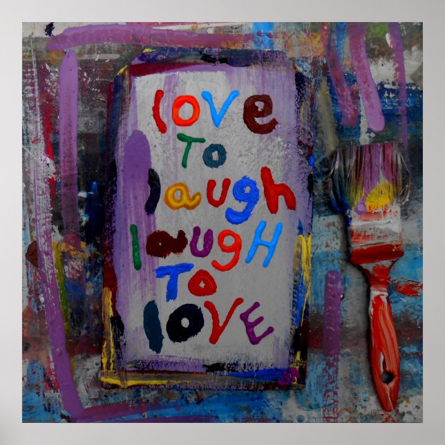 Liebe zum Lachen zur Liebe Poster (Vorne)