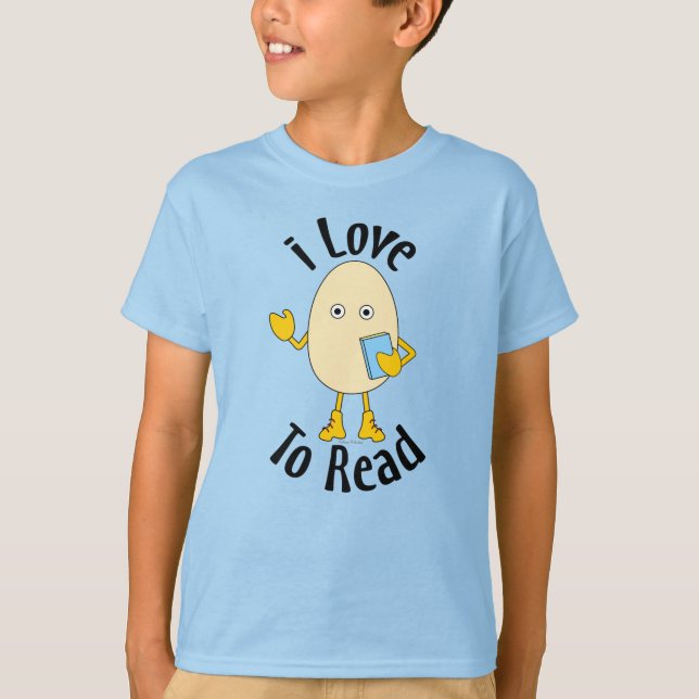 Liebe zum Lesen T-Shirt (Vorderseite)