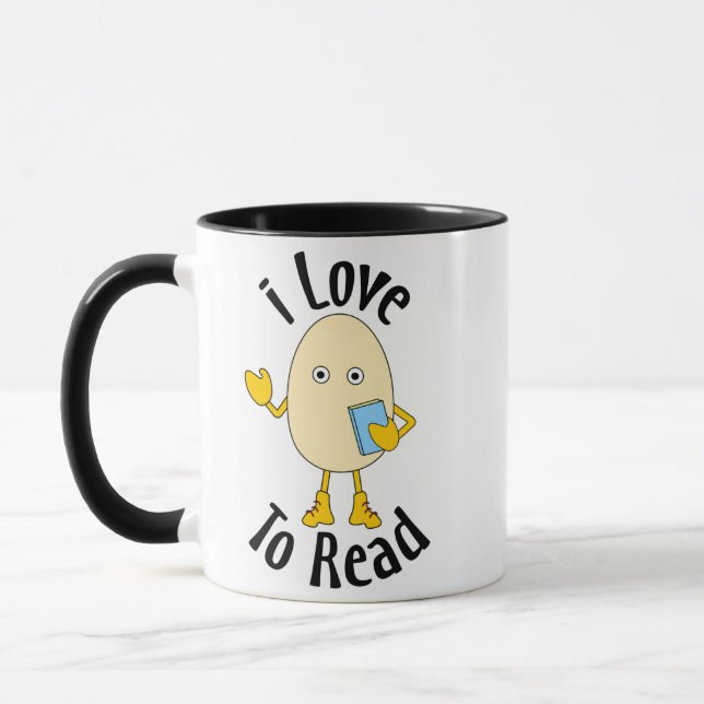 Liebe zum Lesen Tasse (Links)