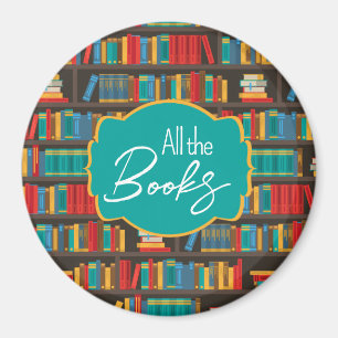 Liebe zum Lesen von virtuellen Bibliotheken Magnet