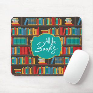 Liebe zum Lesen von virtuellen Bibliotheken Mousepad