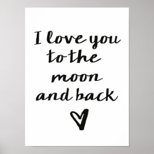 Liebe zum Mond Poster