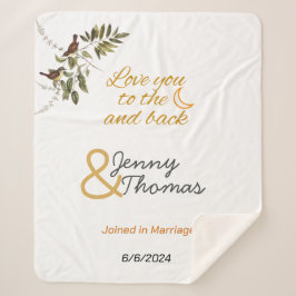 Liebe zum Mond und wieder bearbeitbar Sherpadecke