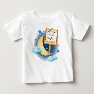 Liebe zum Mond und zurück Baby T-shirt