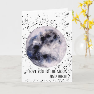 Liebe zum Mond und zurück Karte