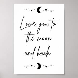Liebe zum Mond und zurück Poster
