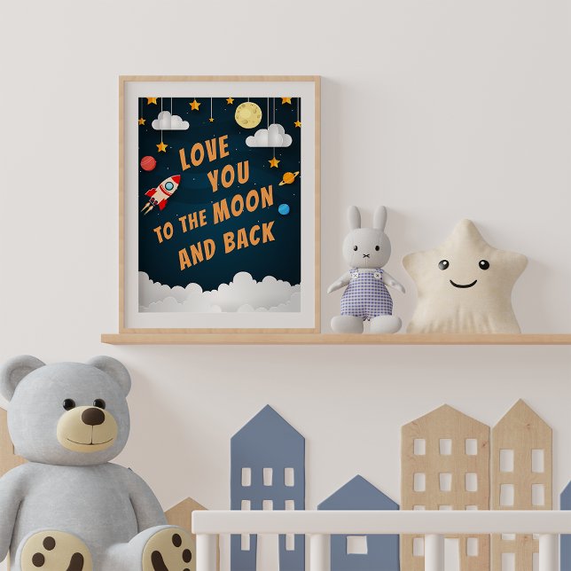 Liebe zum Mond und zurück Poster (Von Creator hochgeladen)