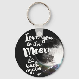 Liebe zum Mond und zurück ・ Raumgestaltung Schlüsselanhänger