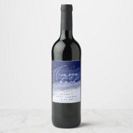 Liebe zum Mond und zurück Weinetikett