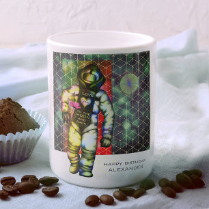 Liebe zum Mondastronaut, der Coolen Raum Zeichne Kaffeetasse