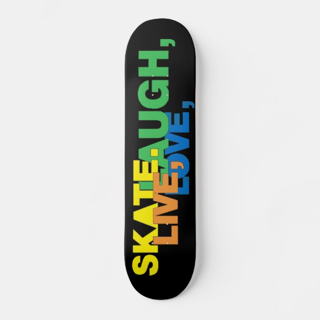 Liebe zum Skate - Skateboard (Vorderseite)
