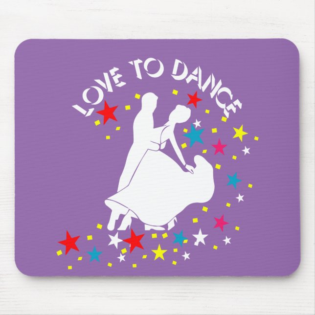 Liebe zum Tanzen Mousepad (Vorne)