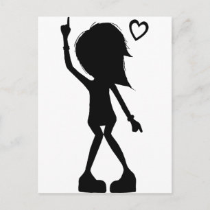 Liebe zum Tanzen! Postkarte