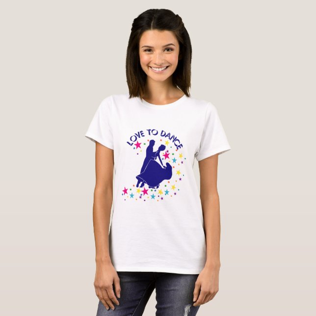 Liebe zum Tanzen T-Shirt (Vorne ganz)
