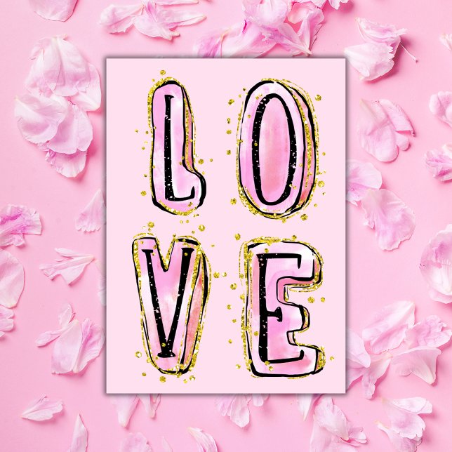 LIEBE zum Valentinstag Karte (Von Creator hochgeladen)