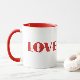 Liebe   Zum Valentinstag Moderne Tasse