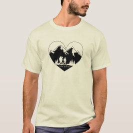 Liebe zum Wandern T - Shirt