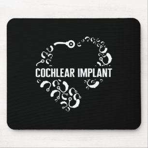 Liebe zur Bewusstseinsbildung bei Hörverlust Cochl Mousepad