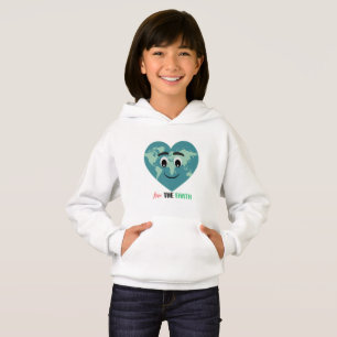 Liebe zur Erde Süße Herz Welt Hoodie