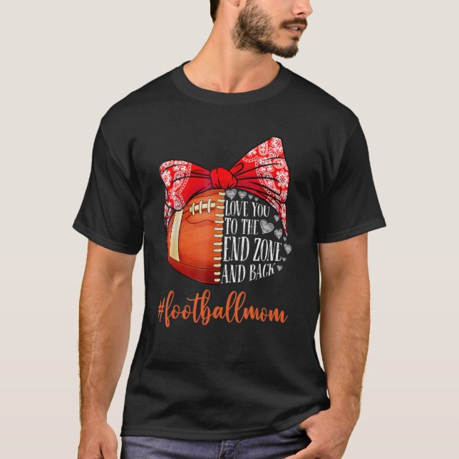 Liebe zur Fußball-Mama T-Shirt (Vorderseite)
