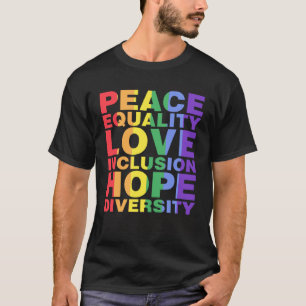 Liebe zur Gleichstellung von Frauen und Männern - T-Shirt
