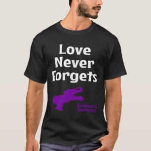 Liebe zur Lila Unterstützung von Heimerheimer nie  T-Shirt